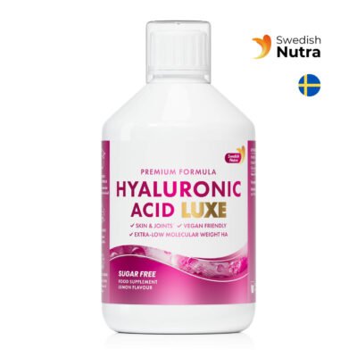 Hialurono Rūgštis Luxe – Skystas Hialuronas 250 mg su Vitaminu C