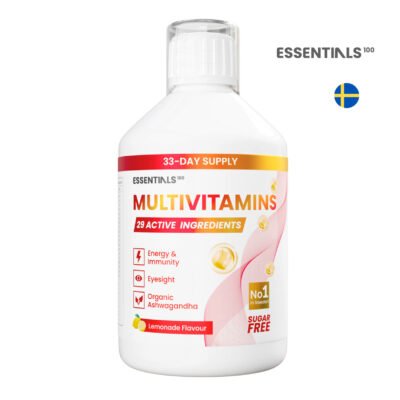 Essentials Multivitaminai – 29 Aktyvūs Ingredientai su Ašvaganda