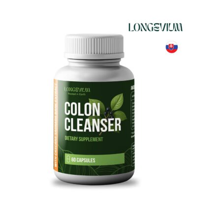 Longevium Colon Cleanser – Maisto Papildas Žarnynui su 8 Žolelių Ekstraktais
